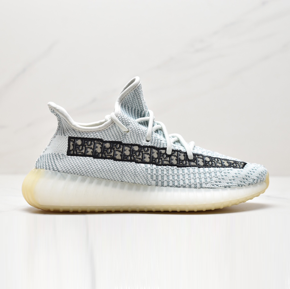 67真爆adidas yeezy boost dior 350v2 迪奥联名 百搭轻便爆米花中